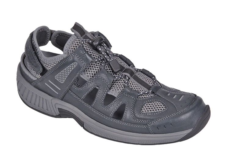 Orthofeet Shoes - Alpine Heel Strap - Gray